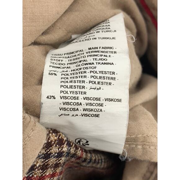 DEVRED 1902 Men's Brown Houndstooth Slim-Fit Regular Cuffed Pant SZ 38 - Picture 9 of 11